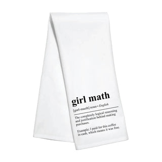 Kitchen Towel - Girl Math