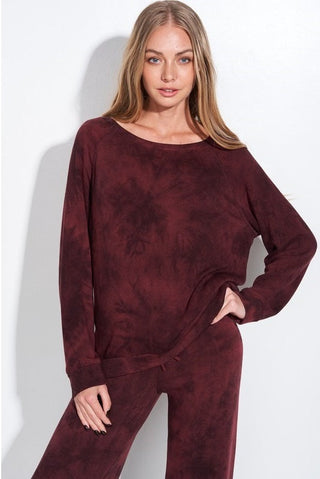 Tie Dye Print Lounge Top