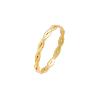 Thin Braided Ring | Adina Eden