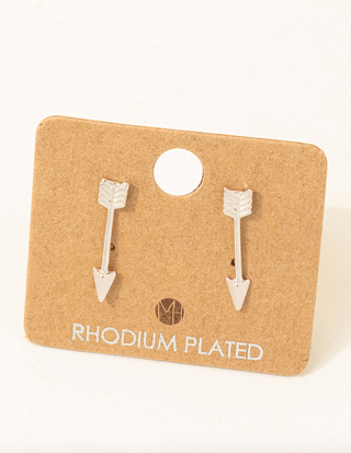 Dainty Arrow Stud Earrings