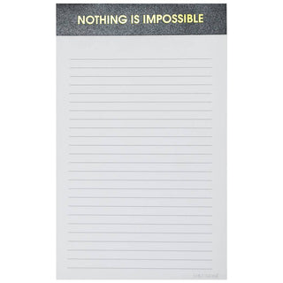 Nothing Is Impossible Notepad | Chez Gagné