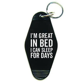 Great In Bed Keychain