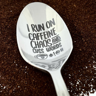 Coffee & Cuss Words Spoon