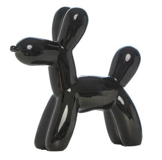 Balloon Dog Piggy Bank 12" - Black
