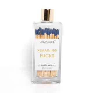 Remaining Fucks Matches | Chez Gagné