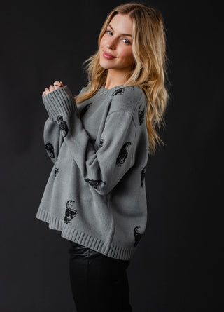 Salem Skull Sweater