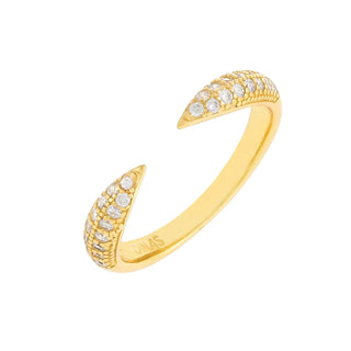 Pave Open Claw Ring | Adina Eden