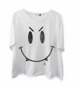 Blood Sucker Crop Oversized Tee | The Laundry Room