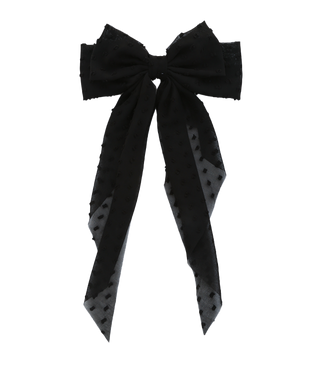 Sheer Hair Bow Long Tail