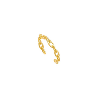 Thin Solid Chain Ear Cuff | Adina Eden
