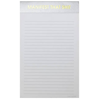 Manifest That Shit Notepad | Chez Gagné