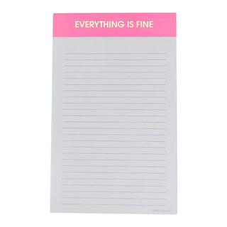 Everything is Fine Notepad | Chez Gagné