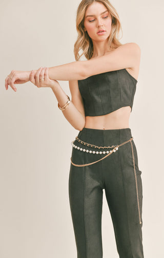 Late Nights Bustier Top | Sage The Label