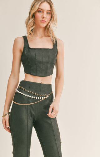 Late Nights Bustier Top | Sage The Label