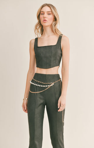 Late Nights Bustier Top | Sage The Label